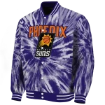 phoenix suns dynamic rings purple varsity jacket best selling