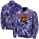 phoenix suns dynamic rings purple varsity jacket best selling