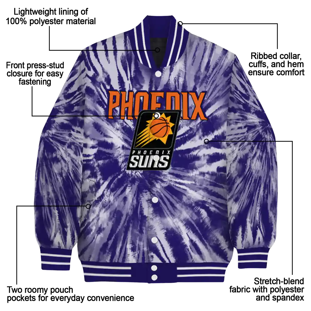 phoenix suns dynamic rings purple varsity jacket new arrival phoenix suns dynamic rings purple varsity jacket new arrival