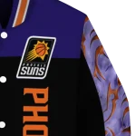 phoenix suns fire skull purple black varsity jacket best selling