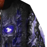 phoenix suns inferno skull purple black bomber jacket best selling
