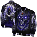 phoenix suns inferno skull purple black varsity jacket best selling