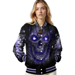phoenix suns inferno skull purple black varsity jacket best selling
