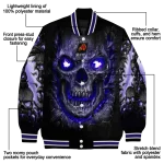 phoenix suns inferno skull purple black varsity jacket best selling