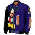 phoenix suns mickey mouse purple bomber jacket best selling