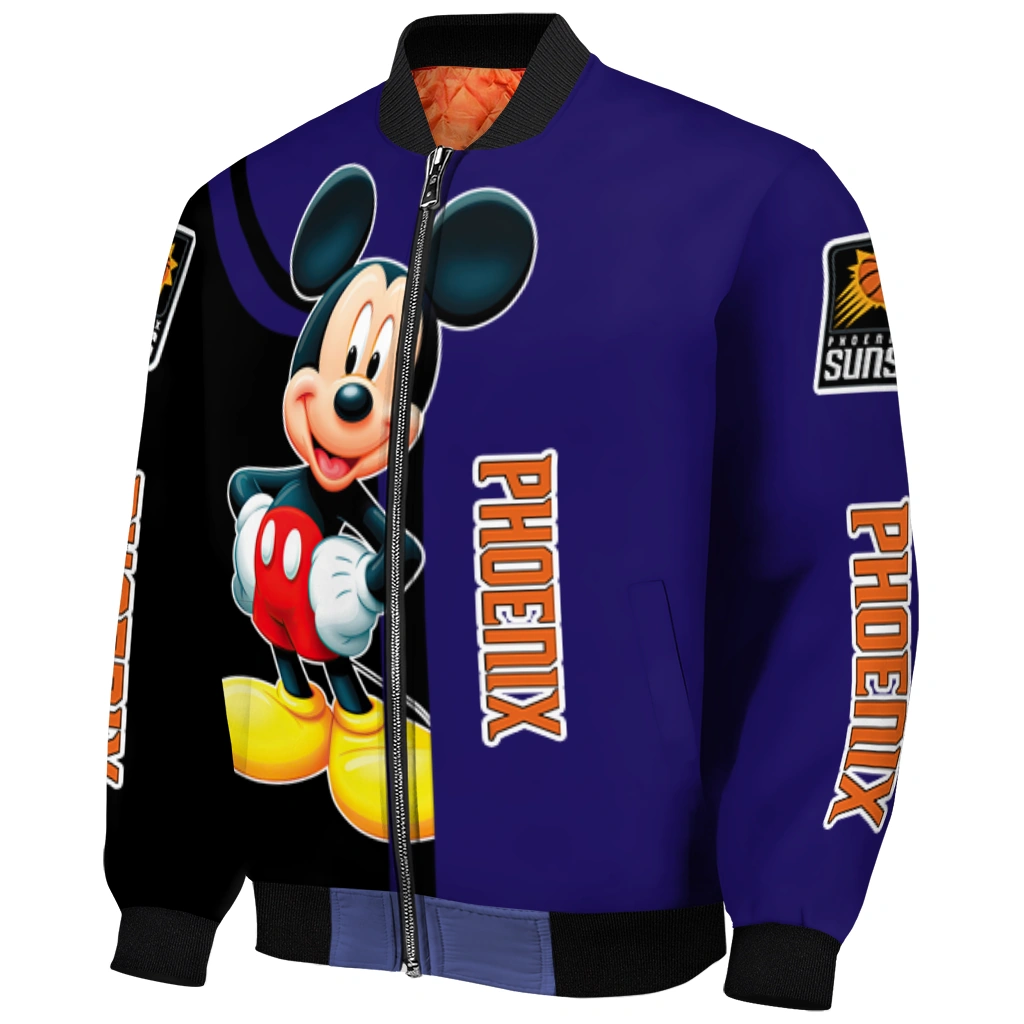 phoenix suns mickey mouse purple bomber jacket fashion forward phoenix suns mickey mouse purple bomber jacket fashion forward