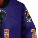 phoenix suns mickey mouse purple bomber jacket best selling
