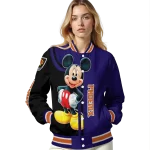 phoenix suns mickey mouse purple varsity jacket best selling