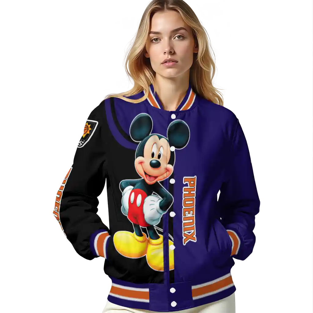 phoenix suns mickey mouse purple varsity jacket latest model phoenix suns mickey mouse purple varsity jacket latest model