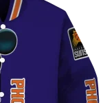 phoenix suns mickey mouse purple varsity jacket best selling