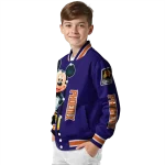 phoenix suns mickey mouse purple varsity jacket best selling