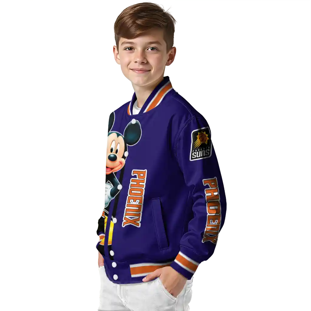 phoenix suns mickey mouse purple varsity jacket trendy phoenix suns mickey mouse purple varsity jacket trendy