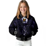 phoenix suns skull bite purple black varsity jacket best selling