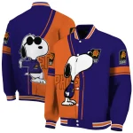 phoenix suns snoopy attitude purple varsity jacket best selling
