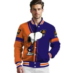 phoenix suns snoopy attitude purple varsity jacket best selling