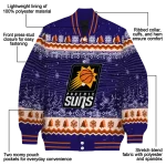 phoenix suns snowy pines purple varsity jacket best selling