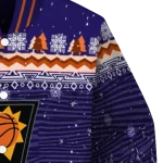 phoenix suns snowy pines purple varsity jacket best selling