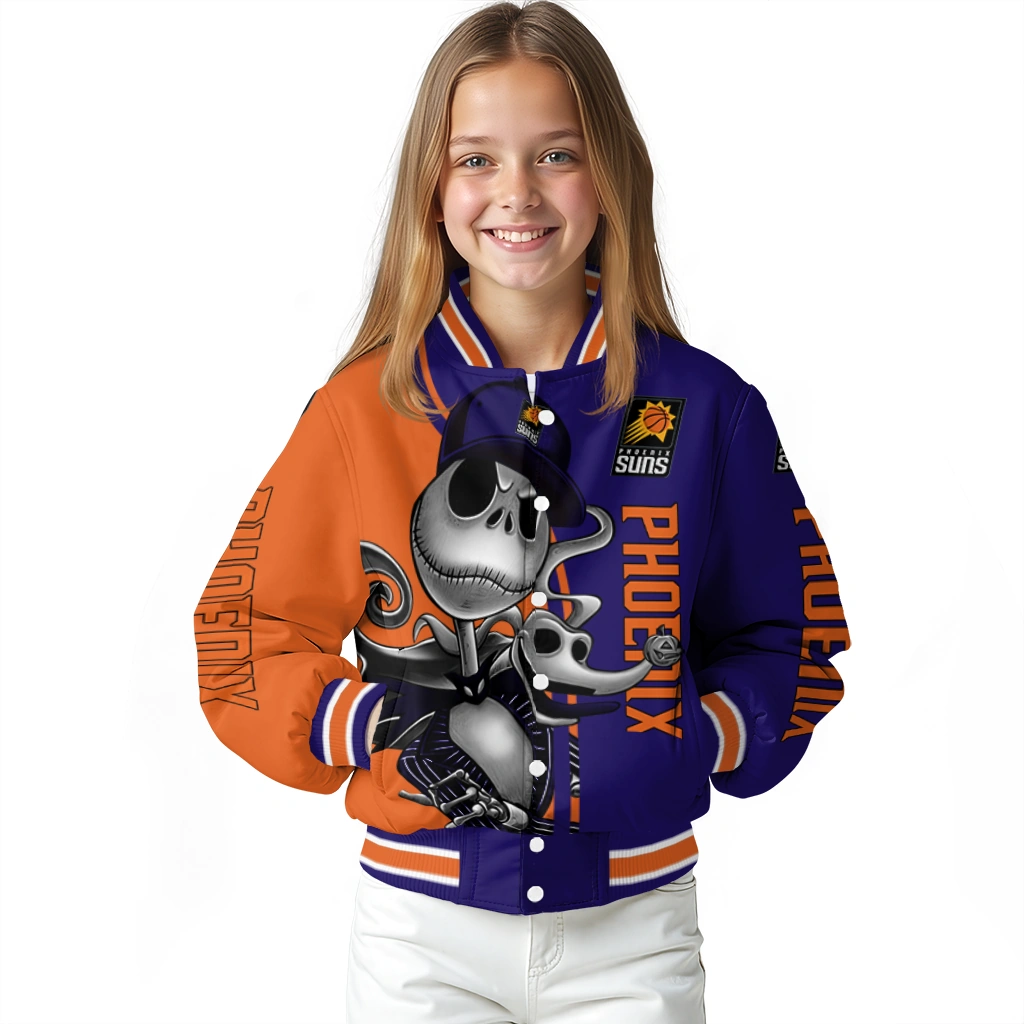 phoenix suns spooky grin purple varsity jacket top rated phoenix suns spooky grin purple varsity jacket top rated