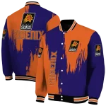phoenix suns urban mark purple varsity jacket best selling