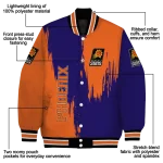 phoenix suns urban mark purple varsity jacket best selling