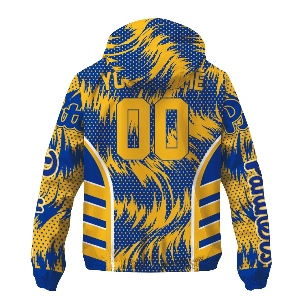 pittsburgh panthers dynamic heat wave royal blue windbreaker jacket fashion forward pittsburgh panthers dynamic heat wave royal blue windbreaker jacket fashion forward