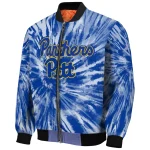 pittsburgh panthers dynamic rings royal blue bomber jacket best selling