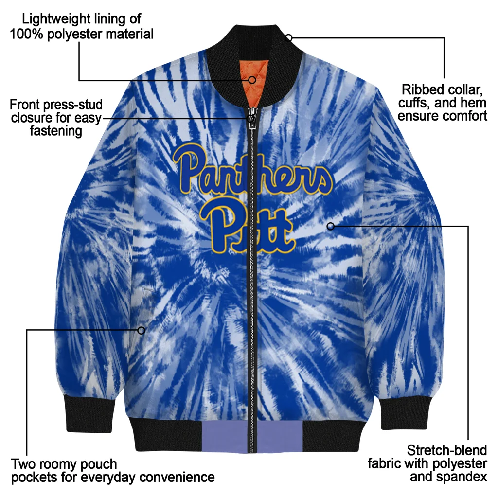 pittsburgh panthers dynamic rings royal blue bomber jacket new arrival pittsburgh panthers dynamic rings royal blue bomber jacket new arrival