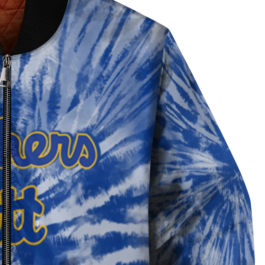 pittsburgh panthers dynamic rings royal blue bomber jacket premium grade pittsburgh panthers dynamic rings royal blue bomber jacket premium grade