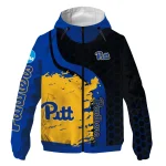 pittsburgh panthers grid streak royal blue black windbreaker jacket best selling