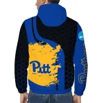 pittsburgh panthers grid streak royal blue black windbreaker jacket best selling