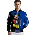 pittsburgh panthers mickey mouse royal blue bomber jacket best selling