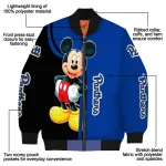 pittsburgh panthers mickey mouse royal blue bomber jacket best selling