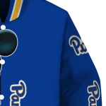 pittsburgh panthers mickey mouse royal blue varsity jacket best selling