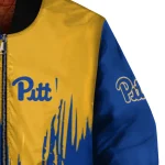 pittsburgh panthers urban mark royal blue bomber jacket best selling