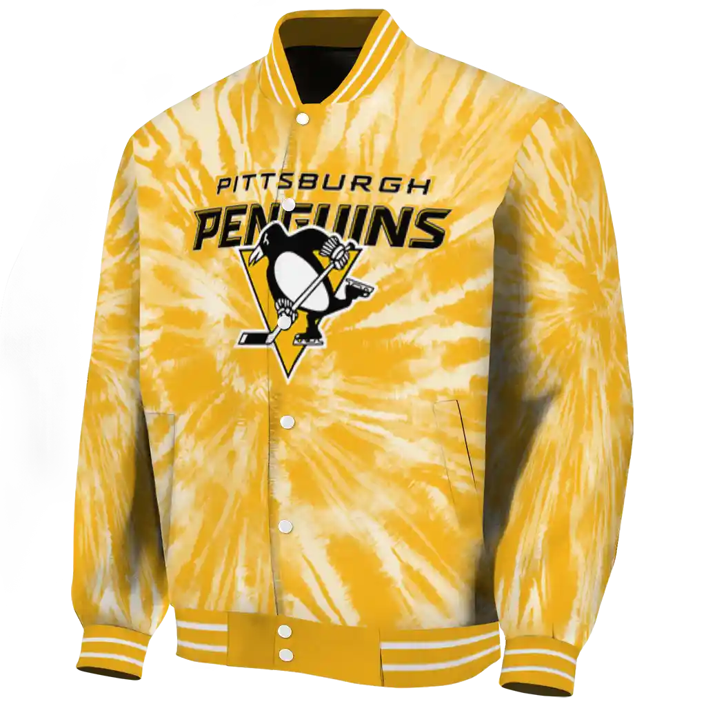 pittsburgh penguins dynamic rings yellow varsity jacket best selling pittsburgh penguins dynamic rings yellow varsity jacket best selling