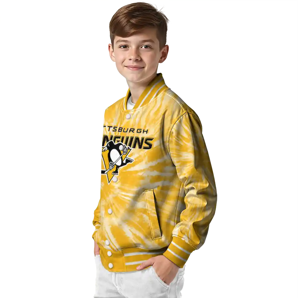 pittsburgh penguins dynamic rings yellow varsity jacket trendy pittsburgh penguins dynamic rings yellow varsity jacket trendy