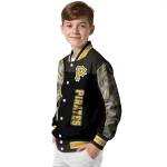 pittsburgh pirates fire skull black varsity jacket best selling