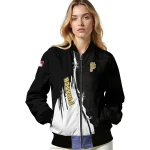 pittsburgh pirates grunge cut design black bomber jacket best selling