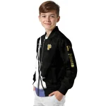 pittsburgh pirates grunge cut design black bomber jacket best selling