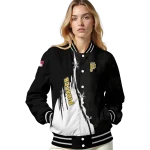 pittsburgh pirates grunge cut design black varsity jacket best selling