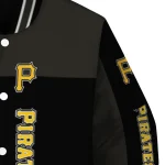 pittsburgh pirates intricate skull black varsity jacket best selling