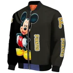 pittsburgh pirates mickey mouse black bomber jacket best selling
