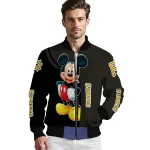 pittsburgh pirates mickey mouse black bomber jacket best selling