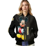pittsburgh pirates mickey mouse black bomber jacket best selling