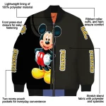 pittsburgh pirates mickey mouse black bomber jacket best selling