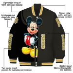 pittsburgh pirates mickey mouse black varsity jacket best selling