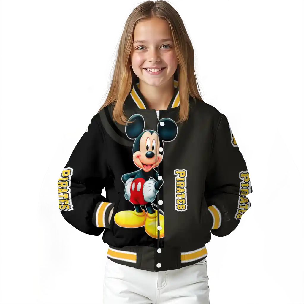 pittsburgh pirates mickey mouse black varsity jacket top rated pittsburgh pirates mickey mouse black varsity jacket top rated