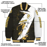 pittsburgh pirates ripped bolt black white varsity jacket best selling