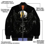 pittsburgh pirates skull bite black bomber jacket best selling