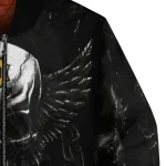 pittsburgh pirates skull bite black bomber jacket best selling